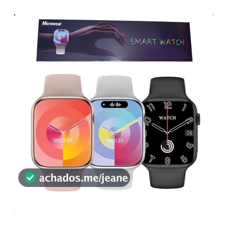 Smartwatch W29S Serie 9 Ilha Dinamica NFC Chat GPT GPS 2GB foto musica Micro OS 10 47mm Original