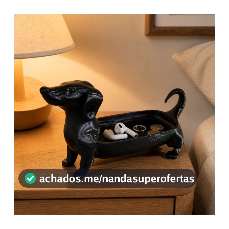 Porta Chave Decorativo Cachorro Salsicha Para Casa ou Escritório
