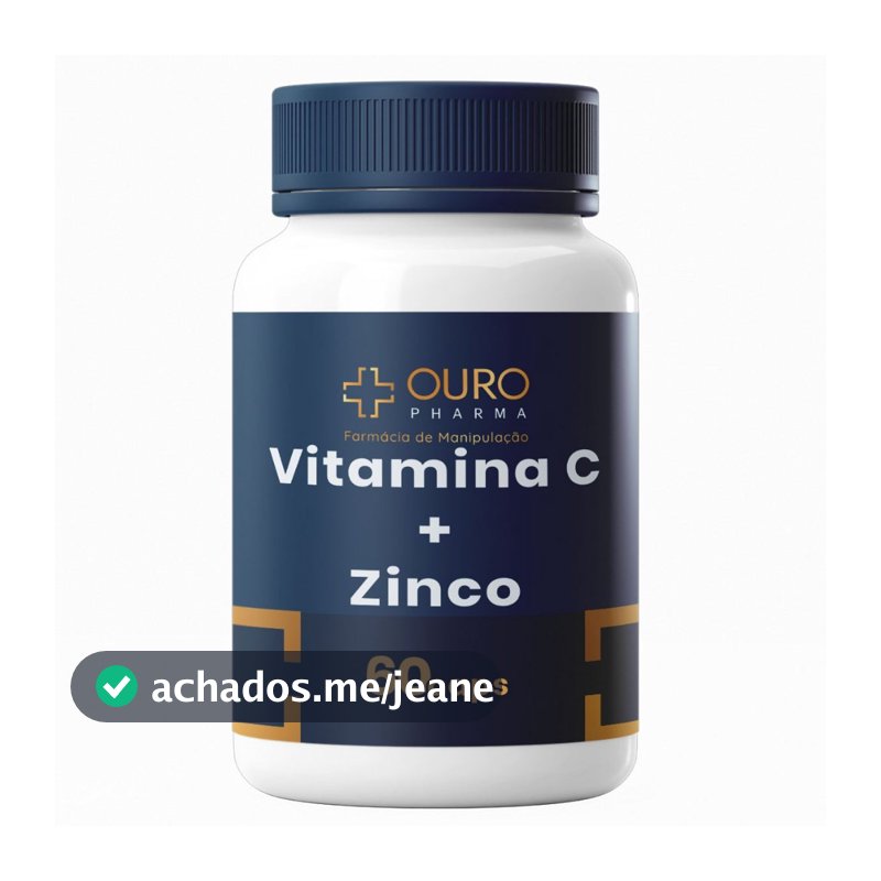 Vitamina C 500mg + Zinco Quelato 30mg Imunidade