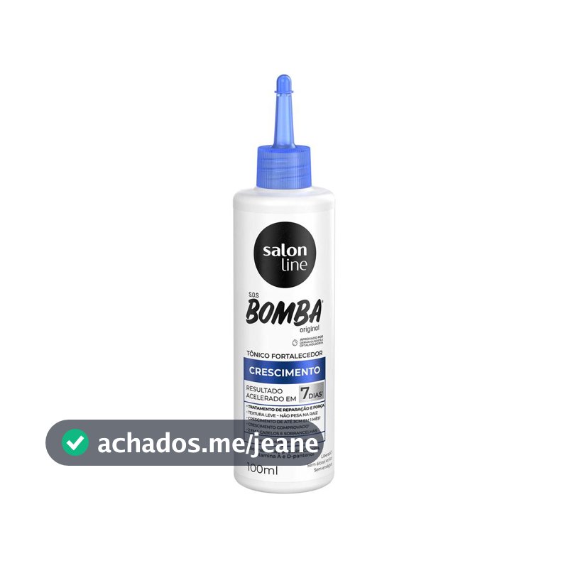 Tônico Fortalecedor SOS Bomba Crescimento Acelerado Salon Line 100ml