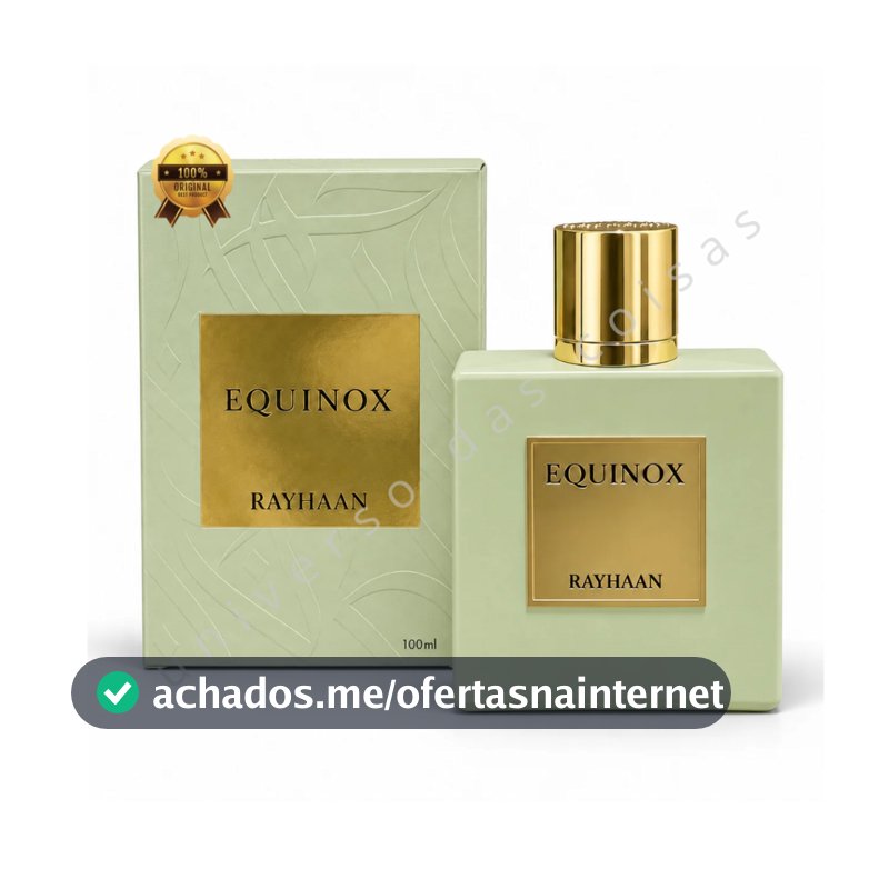 Perfume Rayhaan Equinox 100ml EDP Unissex Original Lacrado Longa Duração Envio Imediato