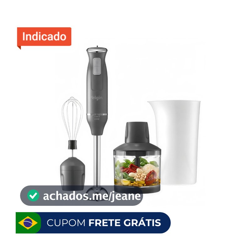 Mixer 3 em 1 600W Elgin Power Inox