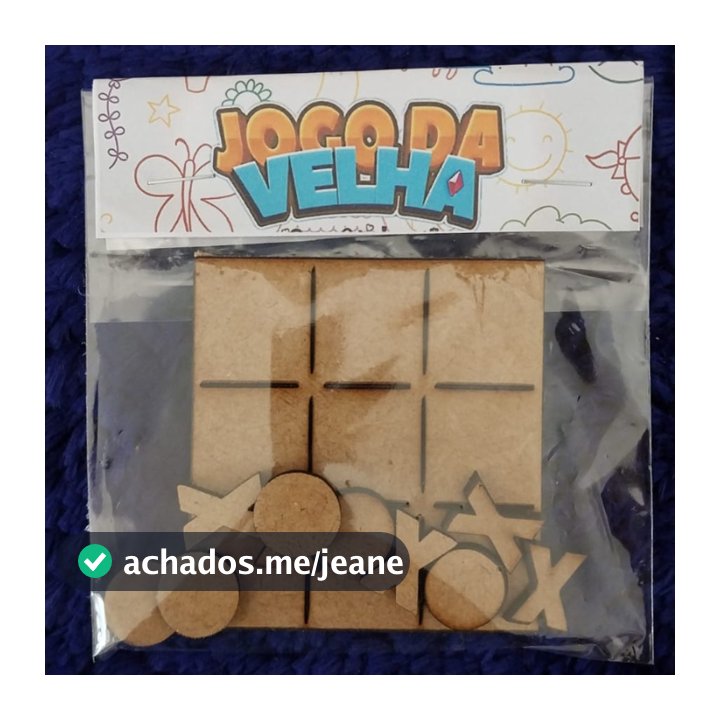 kit Jogos da Velha - Tabuleiro Jogo Brinquedo Presente - MDF Cru