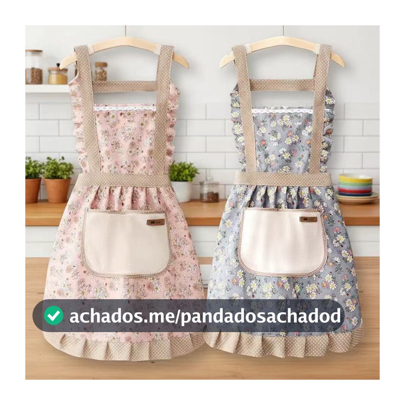 Avental de Renda de Algodão para Mulheres Estilo Ocidental Cozinha Assar Fino Verão Moderno  172