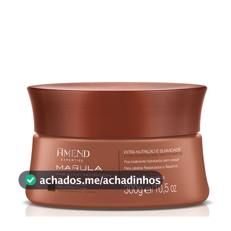 AMEND MÁSCARA NUTRITIVA EXPERTISE MARULA FABULOUS NUTRITION 300G