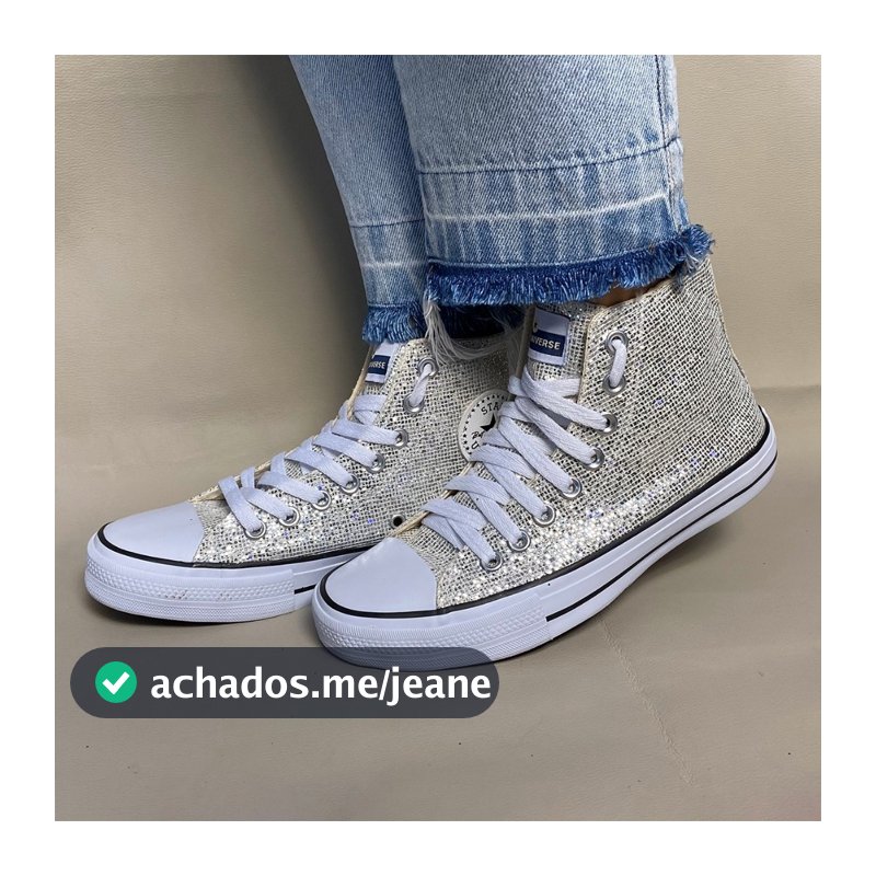 Tênis com Brilho Feminino BOTINHA CASUAL GLITTER LANÇAMENTO 2026 RB 2026