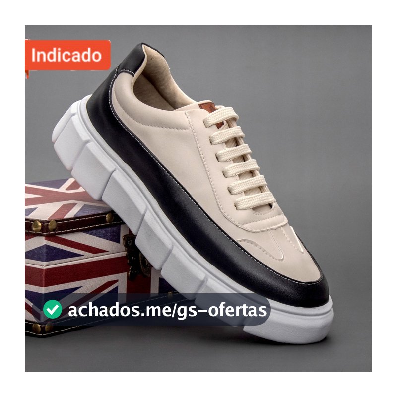 Tenis Sneaker Masculino Oversized Hbos Sola Alta Chunky Lançamento Atria Shoes Melburk Confort