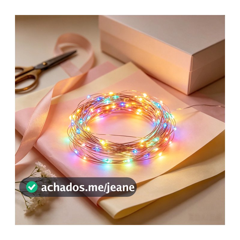48 Pcs Fio Fada 2M Com Luzes Led Fada Para DecoraçãO De Casa E Natal Festa