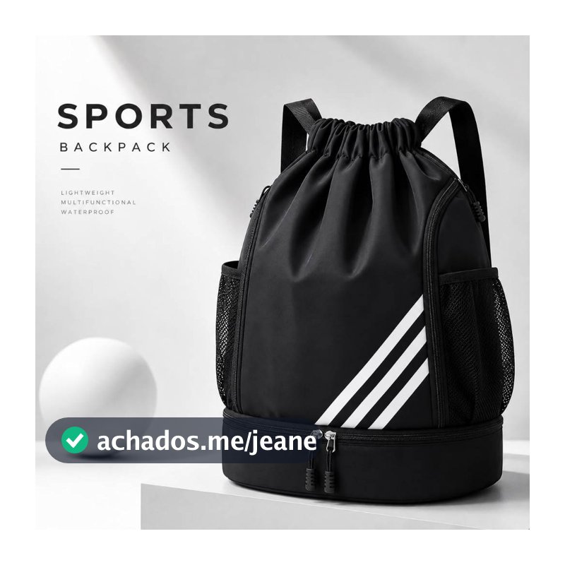 Bolsa Mochila Saco saquinho academia impermeável resistente