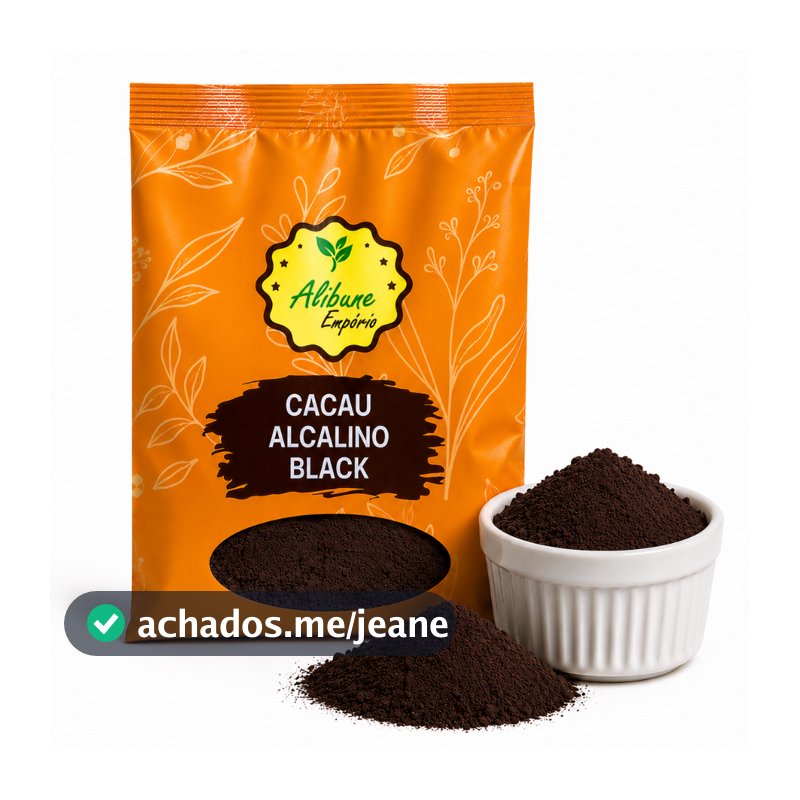 Cacau em Pó Alcalino Black 1 Kg - Empório Alibune