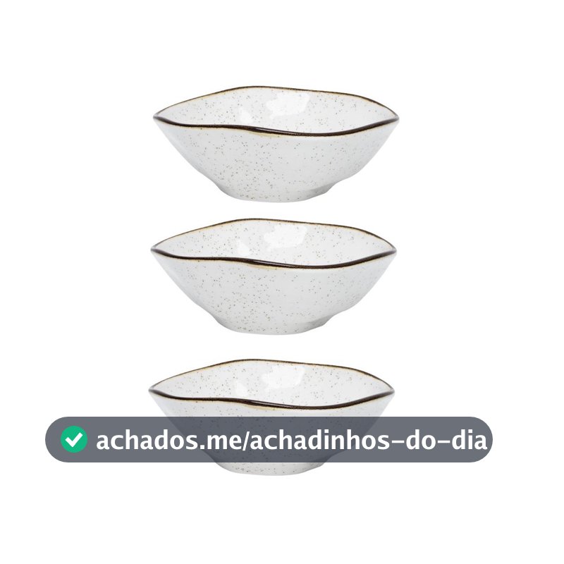 Jogo de 3 Tigelas 500ml Oxford Ryo Maresia