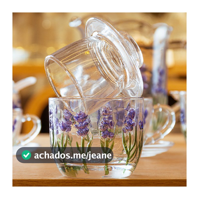 Manteigueira Porta Manteiga Lyor Lavanda em Cristal Requintado Luxo Hand Painting Mesa Posta Manteguera Francesa Grande