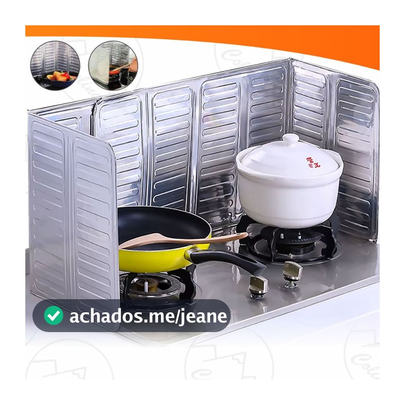Protetor Para a cozinha Anti-respingos de Aluminio Fogão a Gás, Cozinha