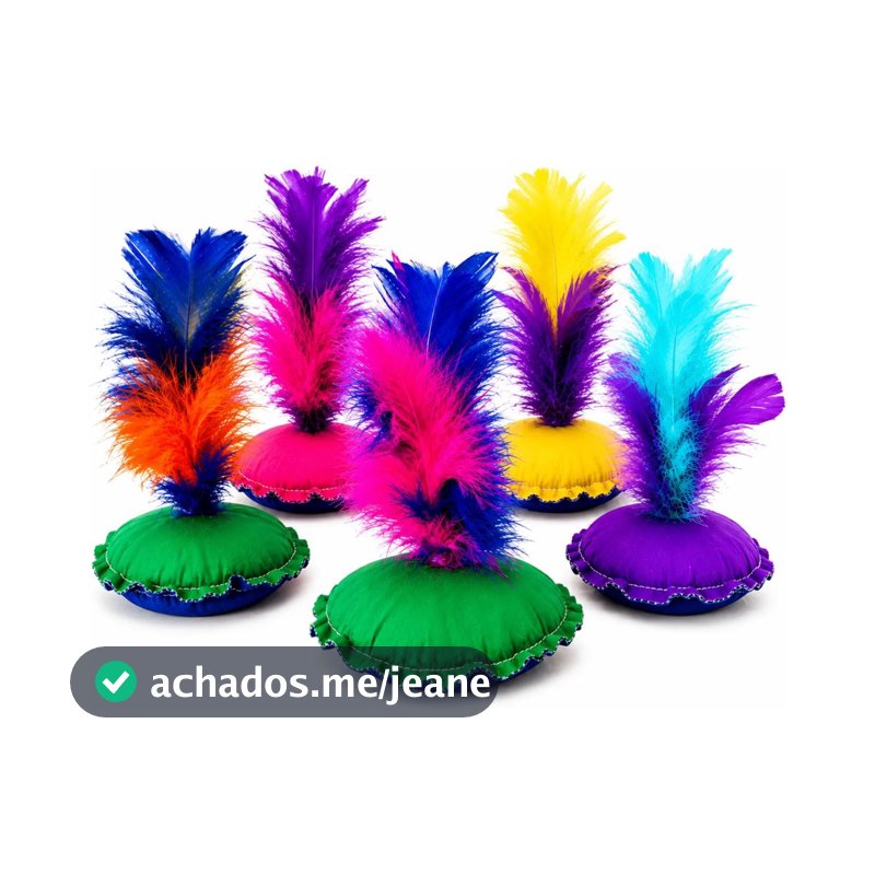 Kit Com 10 Peteca Coloridas Pacote Lembrancinha Prenda Para Festas Junina