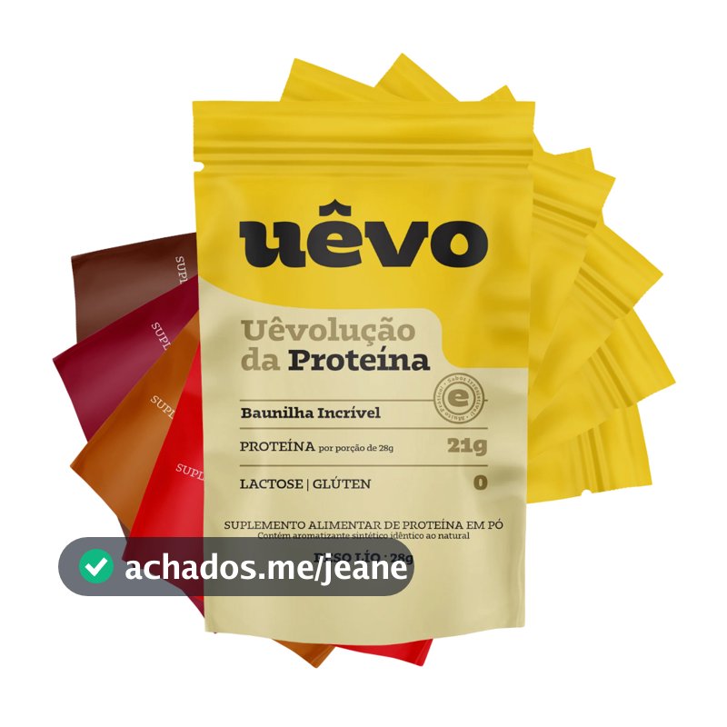 ALBUMINA SACHE UEVO 28G - UEVOLUÇÃO DA PROTEINA