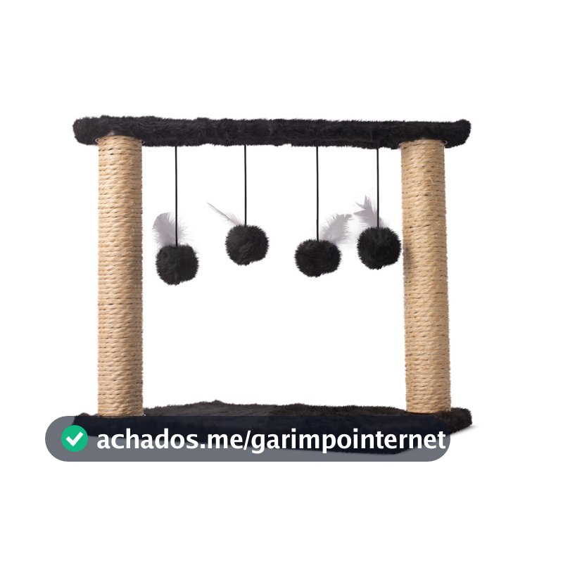 Arranhador Para Gatos Poste com Brinquedo Gato Quatro Exclusivo  Cat Line