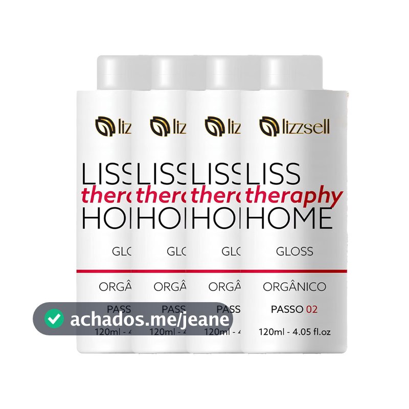 4x Liss Therapy Home - Progressiva liso Intenso sem formol | Resultado Imediato na 1 º Aplicação