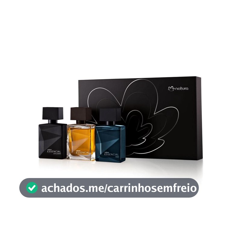 Presente Natura Essencial Masculino Miniaturas 3un