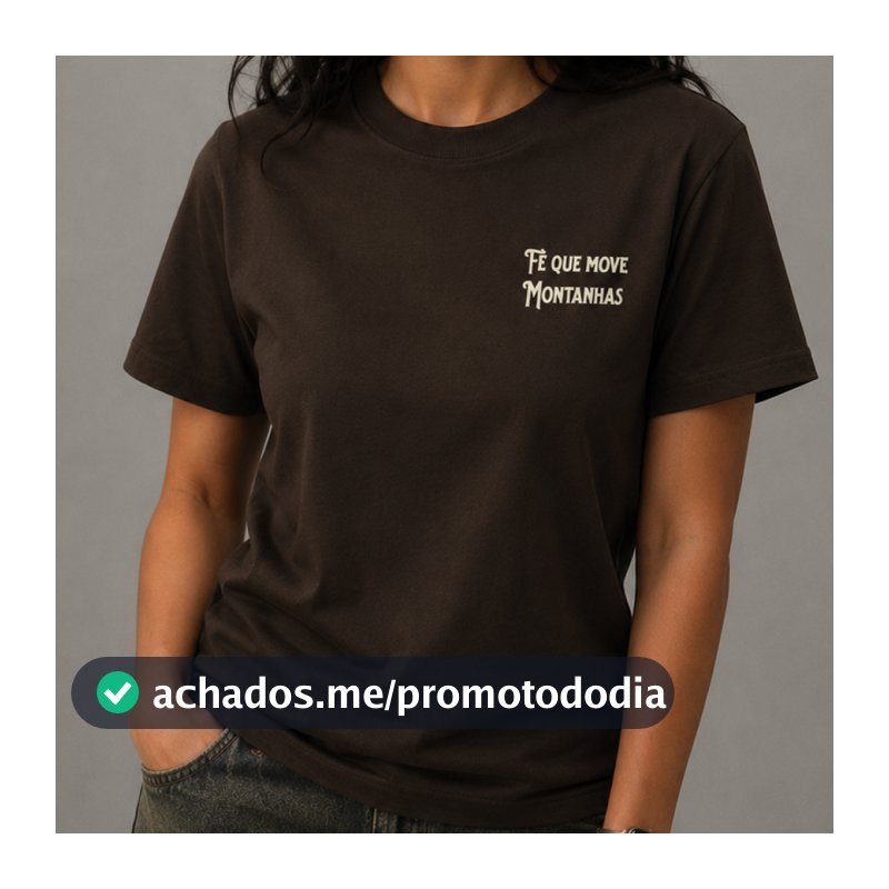 Camiseta  ELEVO OS MEUS OLHOS PARA OS MONTES