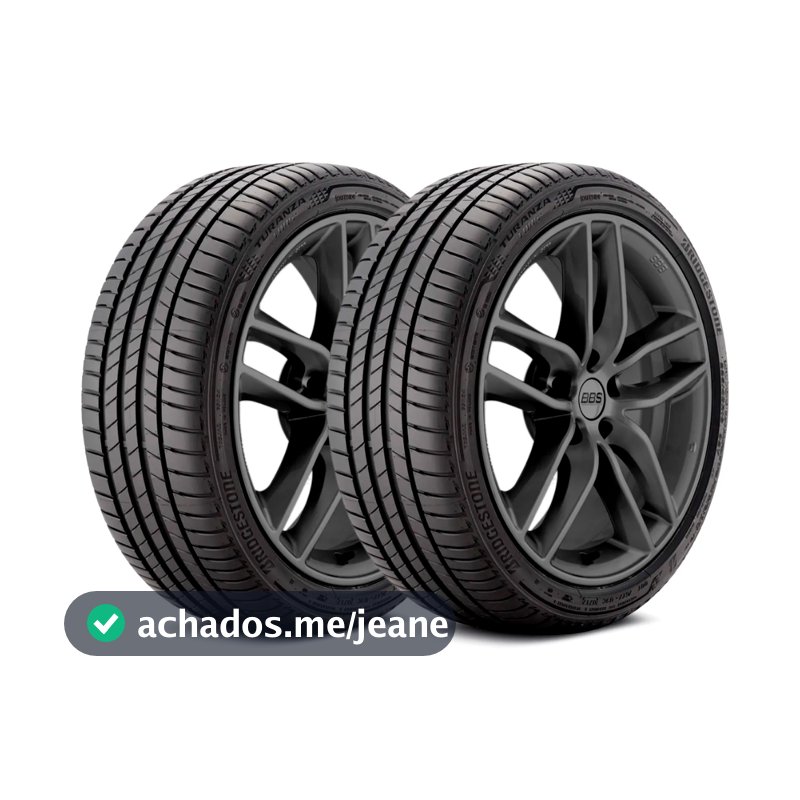 Kit 2 Pneus 225/45R17 Bridgestone Turanza T005 91Y