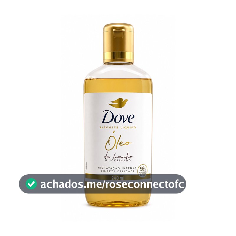 Sabonete Líquido Dove Óleo de Banho 240ml Hidratação Intensa Banho Limpeza Suave Nutrição Pele Macia