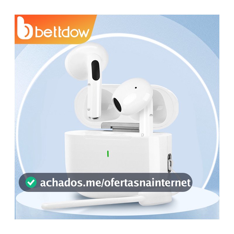 Fones de ouvido Bluetooth 5.3 com cancelamento de ruído à prova d'água IPX5 da BETTDOW com microfone integrado