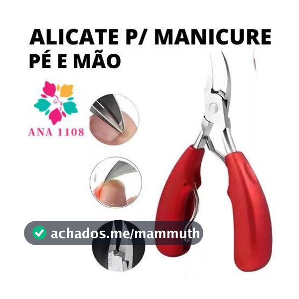 ANA1108 KIT Grande Alicate cortador de unhas Aço