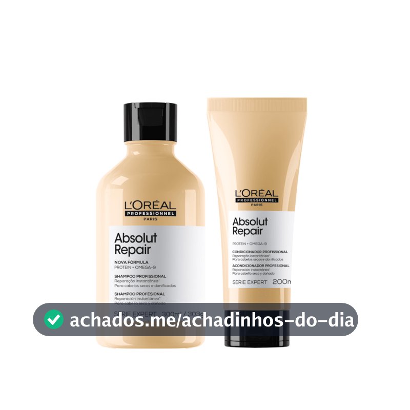 Kit Absolut Repair Shampoo e Condicionador Loréal