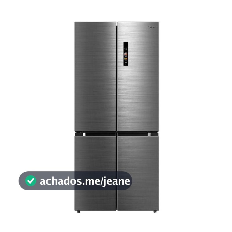 Refrigerador Inverse Midea de 04 Portas Frost Free com 474 Litros Inox Bivolt  - MDRF691FGD463