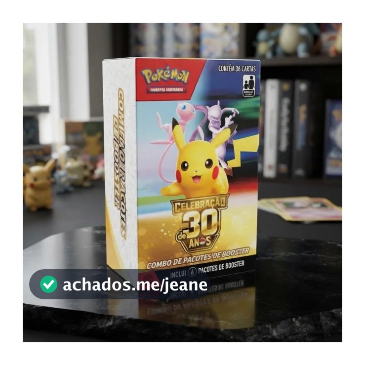 Pokémon Tcg 30 Anos Mini Booster Box Etb - Copag