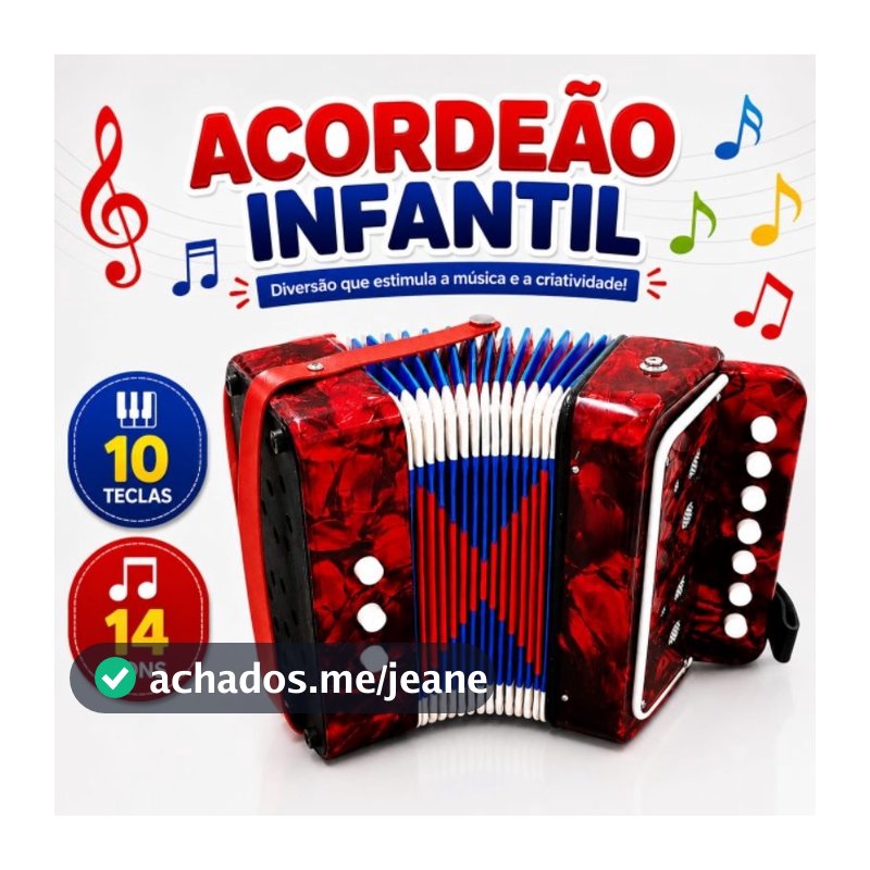 Sanfona arcordeon infantil