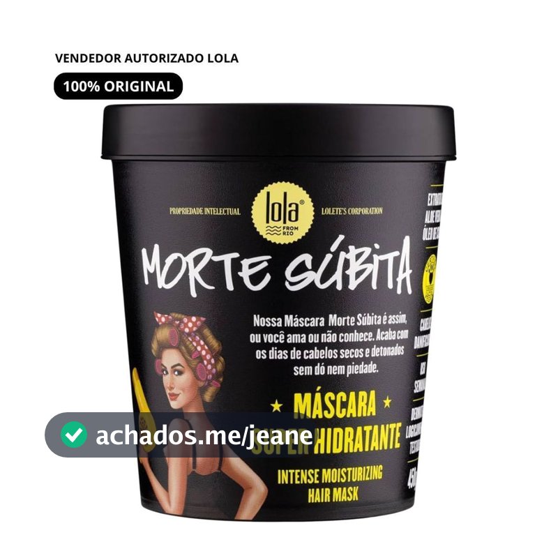 MORTE SÚBITA - MÁSCARA 450g