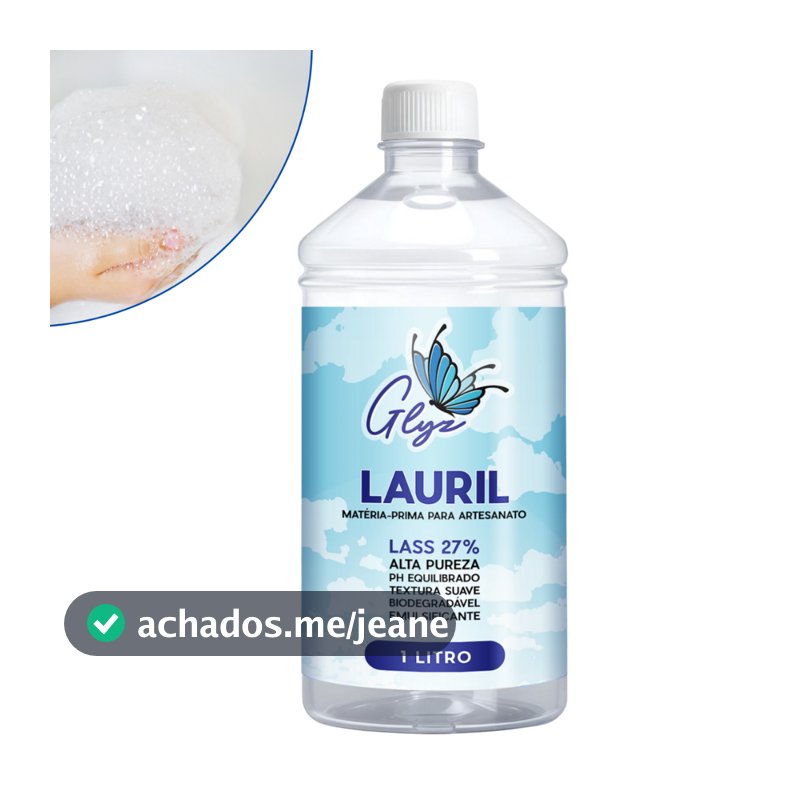 Lauril GLYZ  Natural 1L | Derivado Para Cosméticos Artesanais