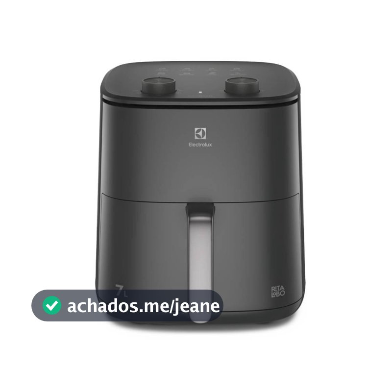 Air Fryer Electrolux por Rita Lobo 7L Cinza Efficient 1700W (EAF71)