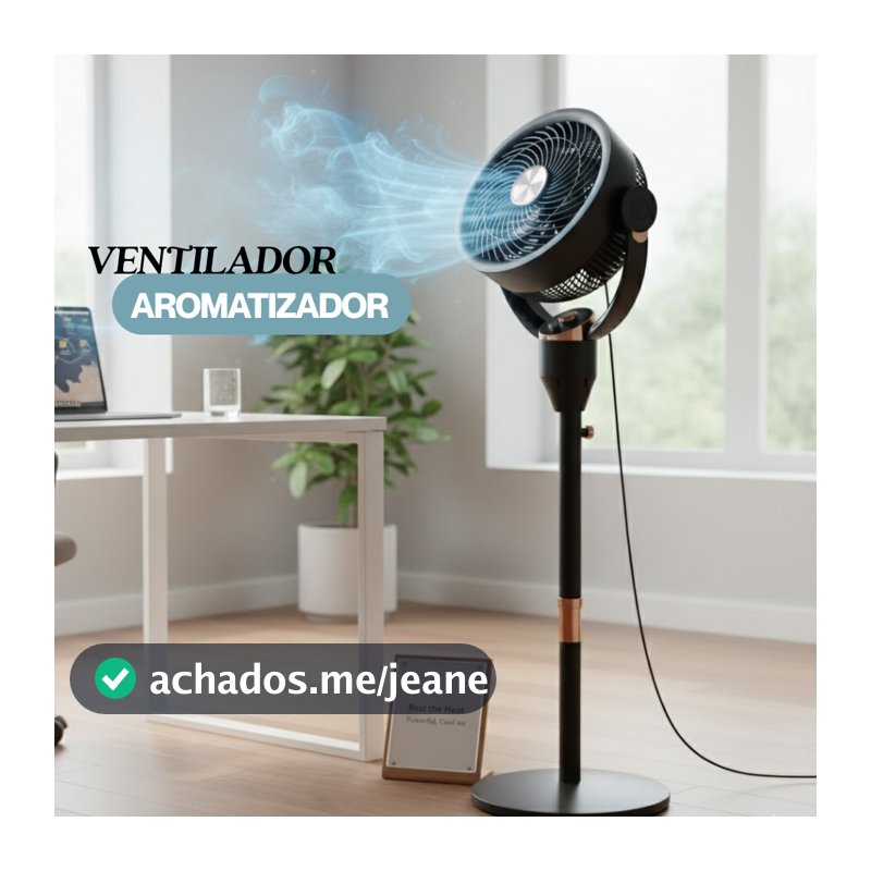 Ventilador de Coluna 4 Velocidades Forte e Silencioso Altura Ajustável