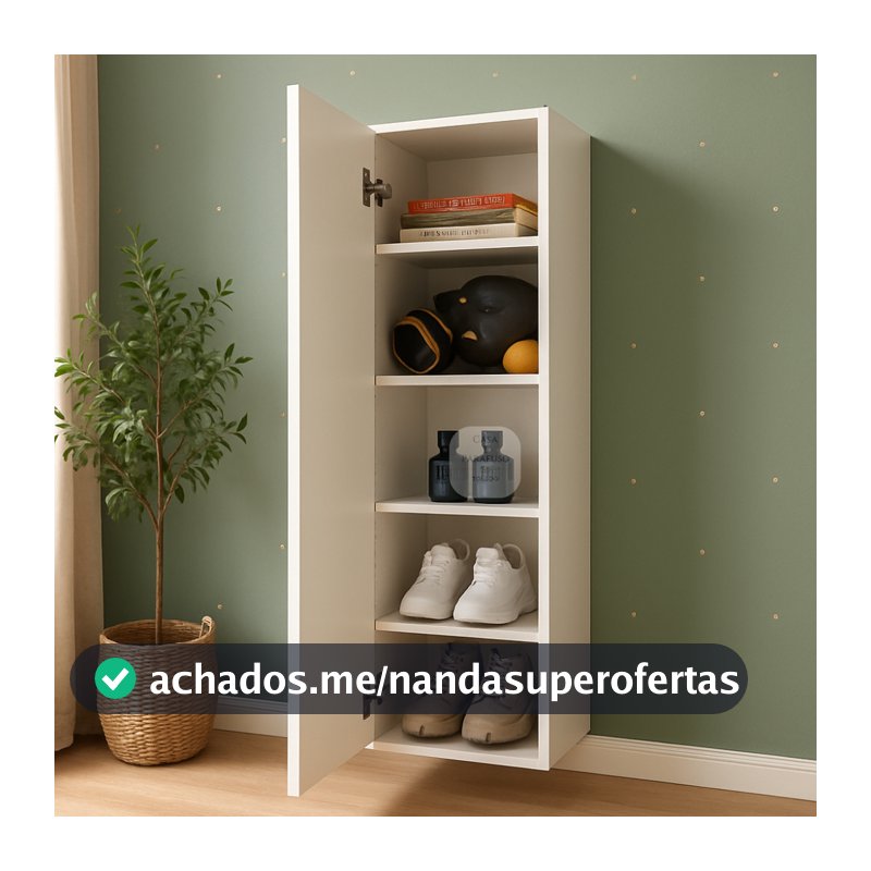 Guarda Roupa Nicho Suspenso De Parede Com Porta - 99