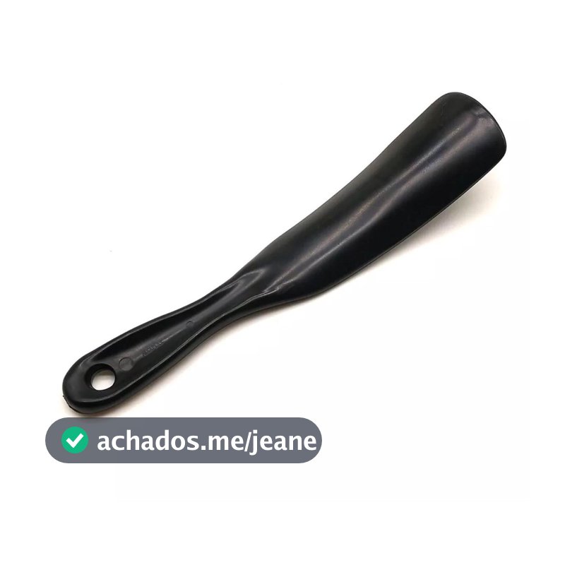 Calçadeira de Sapatos  Botas  Botinas Coturnos calçados em geral com  plástico resistente pretas