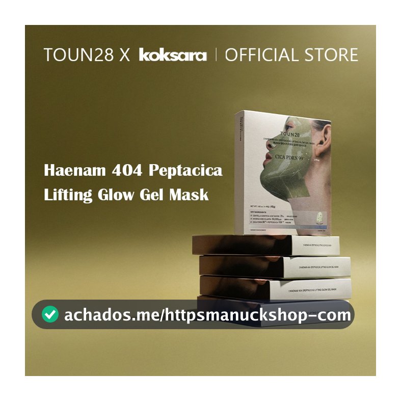 [OFFICIAL] TOUN28 Haenam 404 Peptacica Lifting Glow Gel Mask 46g 1 Sheet • 4 Sheets