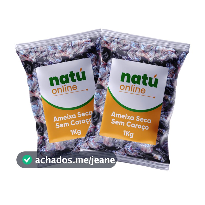 Ameixa Seca Sem Caroço 2Kg e 1kg