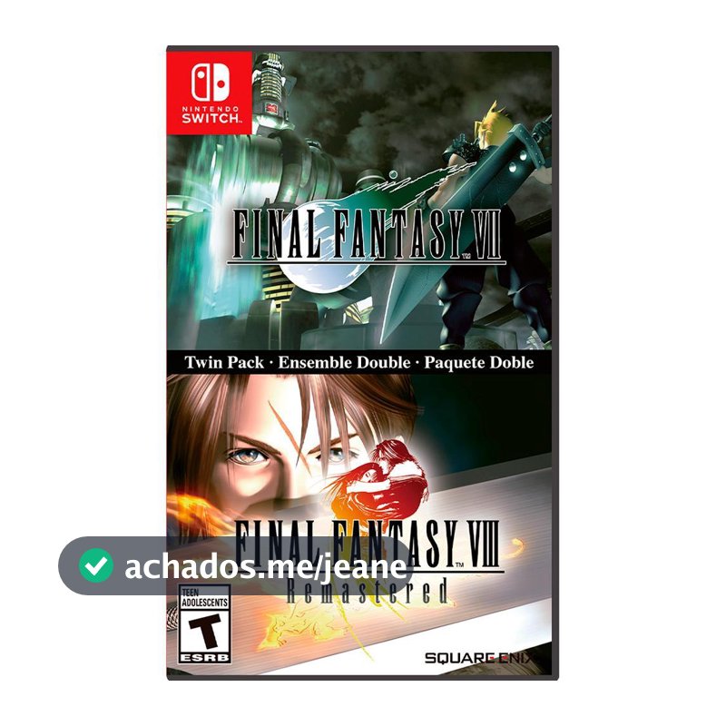 Final Fantasy VII & VIII Twin Pack Switch Mídia Física