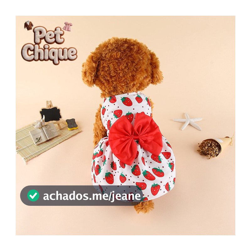 Roupas para animais de estimação Cães Gatos Saias florais universais