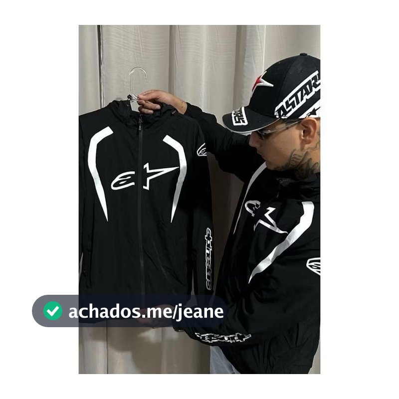 jaqueta corta vento masculina estilo motociclista