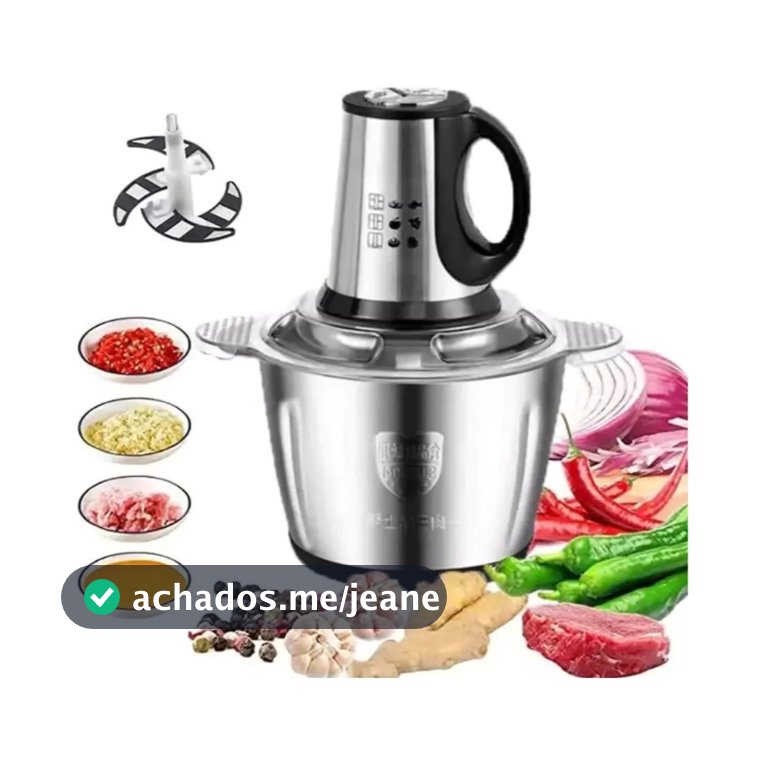 2L 3L 5LPicador De Alimentos Moedor De Carne Mixer Elétrica Processador Cozinha Casa Alho - 110v-220v