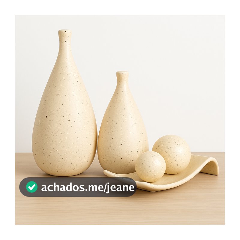 Kit Dupla Vaso Pino Mais Rampa com Esferas Decoração Casa Sala Centro de Mesa