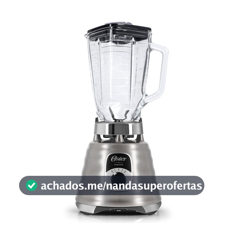 Liquidificador New Osterizer Clássico 1,25L Aço Escovado Oster