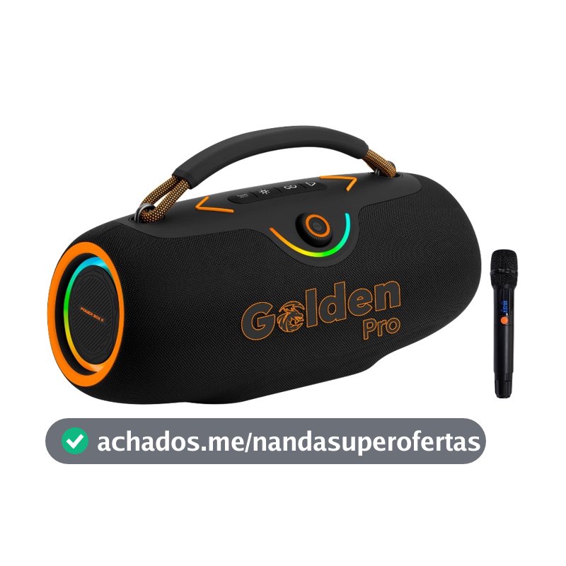 Caixa De Som Com Microfone 350w Power Box 11 Ipx6 - 127/220v