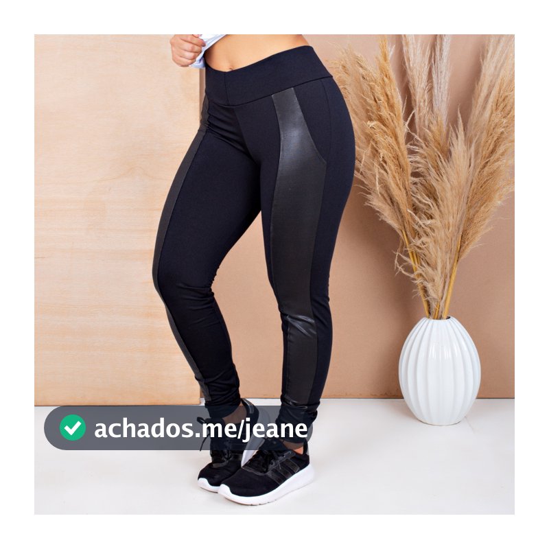 Calça Montaria Feminina Flanelada Com Detalhe Em Cirrê