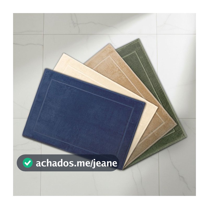 Toalha De Piso Para Banheiro Karsten 100% Algodão Macio Alta Gramatura Soft Max Juliet