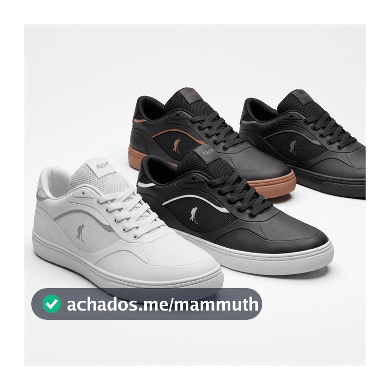 Tenis Polo Fit Urban Street Skate Casual Original Masculino Dia a Dia Esporte