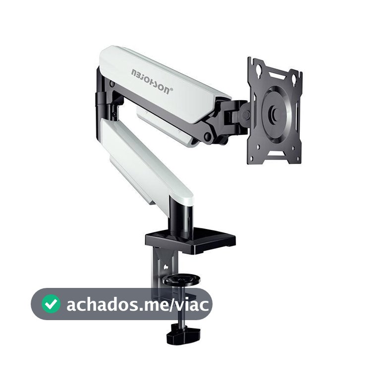 Suporte Articulado Para Monitor Nbjohson GS-MRZ05, 13 Pol a 32 Pol, Branco, NB-GS-MRZ05-WH